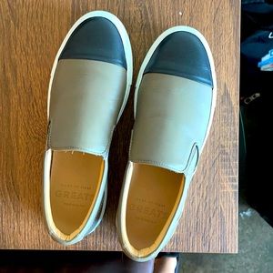 Greats brand slip on leather shoes